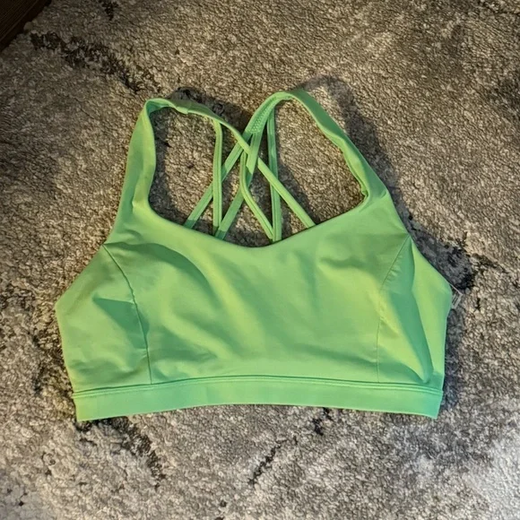 Lululemon Athletica Light Green Sports Bra - Picture 9 of 10